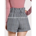 Tie Taille Inseam Pocket Side Shorts Herstellung Großhandel Mode Frauen Bekleidung (TA3008B)
